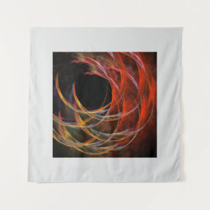 Breaking the Circle Abstract Art Tapestry