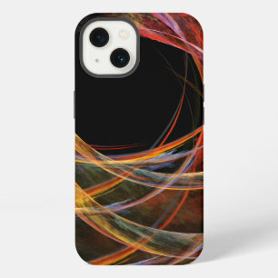 Breaking the Circle Vortex of Fire Abstract Art iPhone 13 Case