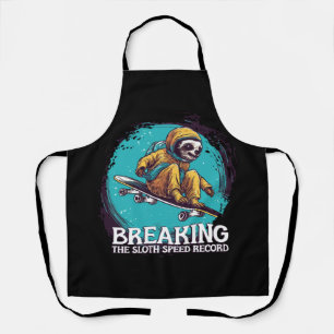 breaking the sloth speed record apron