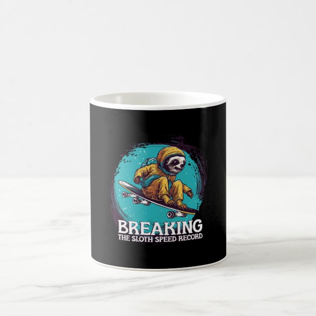 breaking the sloth speed record coffee mug (Center)
