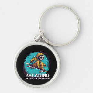 breaking the sloth speed record key ring