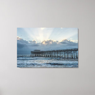 Breaking Through At Cocoa Canvas Print