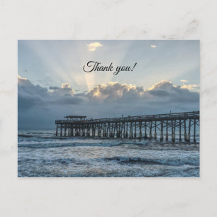 Breaking Through At Cocoa Thank you Postcard