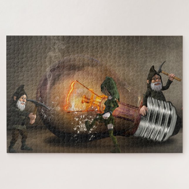 Breaking Through Jigsaw Puzzle (Horizontal)