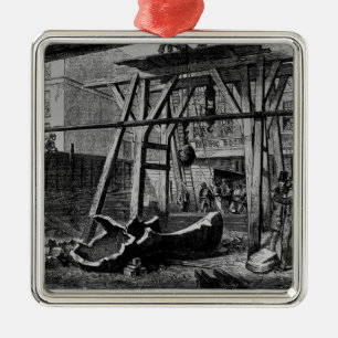 Breaking up Big Ben Metal Tree Decoration