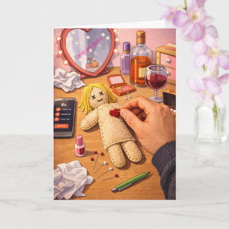 Breaking Up Is Hard To Do Unapologetic Illustratio Card