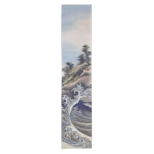 Breaking Waves, Hokusai Short Table Runner