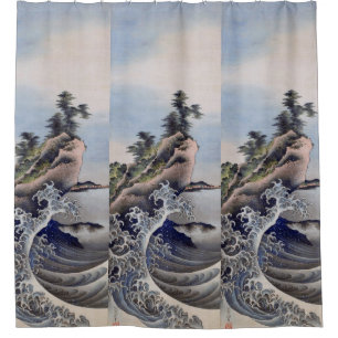 Breaking Waves, Hokusai Shower Curtain