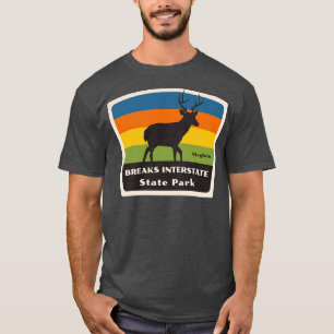 Breaks Interstate State Park Virginia Roaming Deer T-Shirt