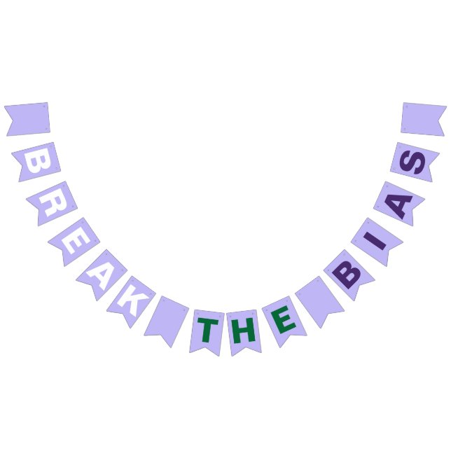 BreakTheBias Hashtag International Women's Day Bunting (All)