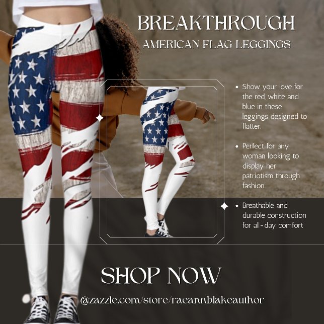Breakthrough American Flag Leggings (Creator Uploaded)