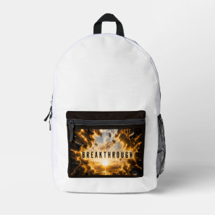 Breakthrough printed backpack