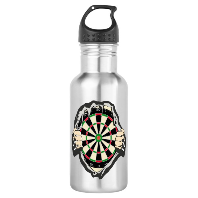 Breakthrough to the Bullseye – Ultimate Dartboard  532 Ml Water Bottle (Front)