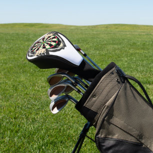 Breakthrough to the Bullseye – Ultimate Dartboard  Golf Head Cover