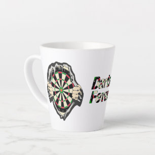 Breakthrough to the Bullseye – Ultimate Dartboard  Latte Mug