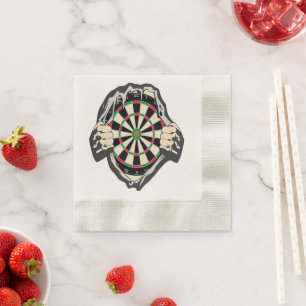 Breakthrough to the Bullseye – Ultimate Dartboard Napkin