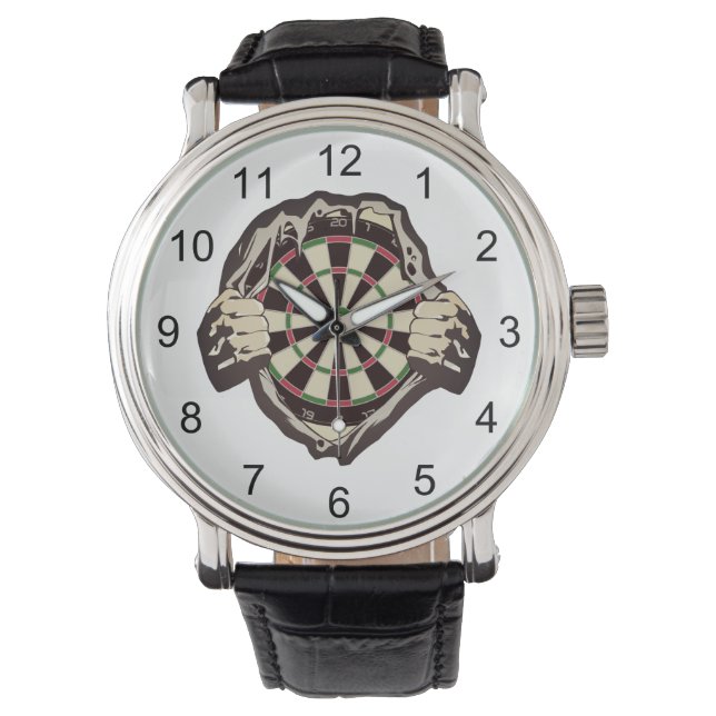 Breakthrough to the Bullseye – Ultimate Dartboard  Watch (Front)