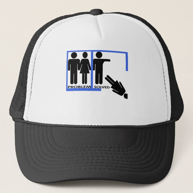 Breakup and Divorce Designs Trucker Hat (Front)