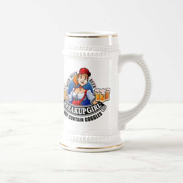 Breakup Girl Beer Stein (*May Contain Goggles) (Right)