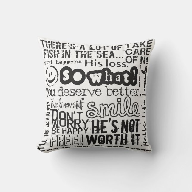 Breakup With a Guy American MoJo Pillow 2 (Front)
