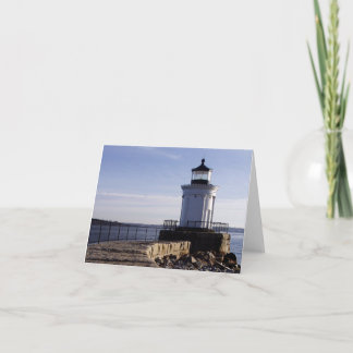 Breakwater Light aka Bug Light Note Card