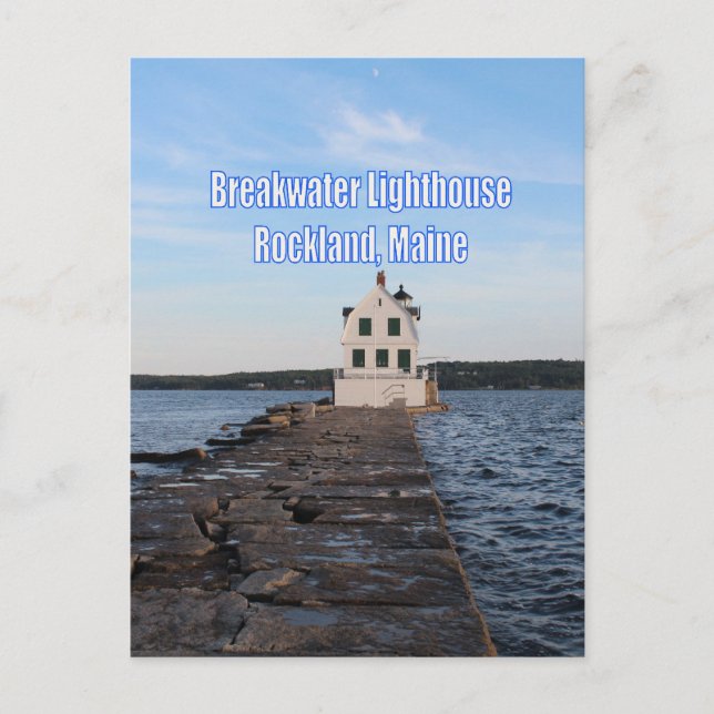 Breakwater Lighthouse Postcard (Front)
