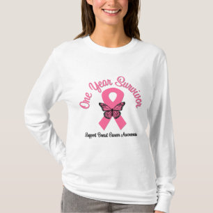 Breast Cancer 1 Year Survivor T-Shirt