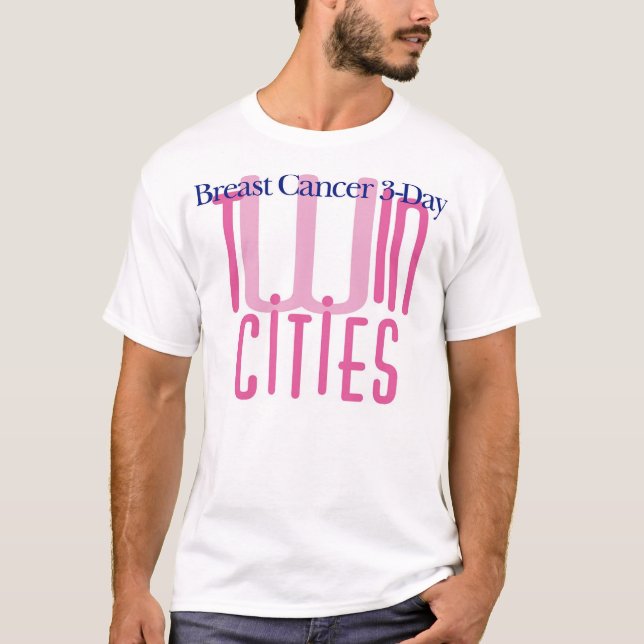 Breast Cancer 3-Day Twin Cities T-Shirt (Front)