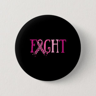 Breast Cancer 6 Cm Round Badge