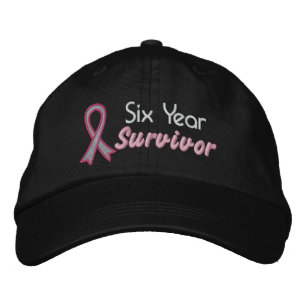 Breast Cancer 6 Year Survivor Embroidered Hat