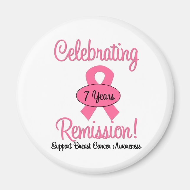 Breast Cancer 7 Year Remission Magnet (Front)