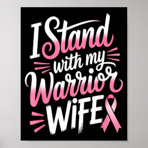 Breast cancer & supporting wife through breast poster