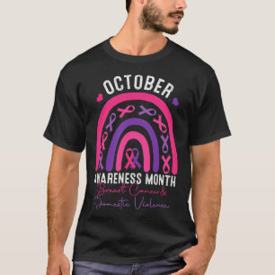Breast Cancer And Domestic Violence Awareness Mont T-Shirt