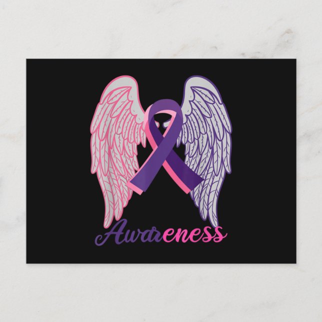 Breast Cancer and Domestic Violence Awareness Surv Announcement Postcard (Front)