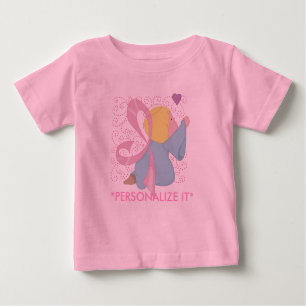 Breast Cancer Angel Customisable Infant T-shirt