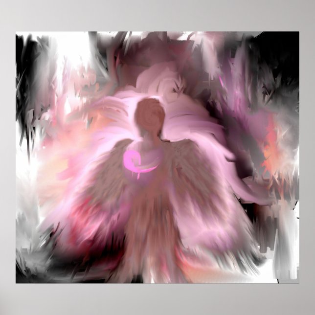 Breast Cancer Angel Poster (Front)