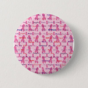 Breast Cancer Awareness 6 Cm Round Badge