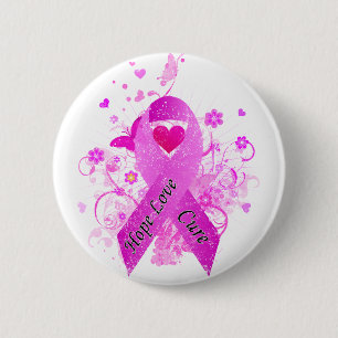 Breast Cancer Awareness 6 Cm Round Badge