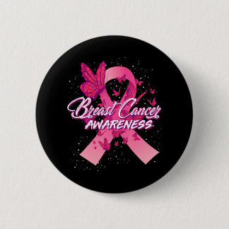 Breast Cancer Awareness 6 Cm Round Badge