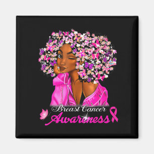 Breast Cancer Awareness African American Women Mel Magnet