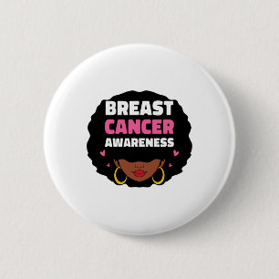 Breast Cancer Awareness African American Women Pin