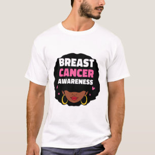 Breast Cancer Awareness African American Women Pin T-Shirt