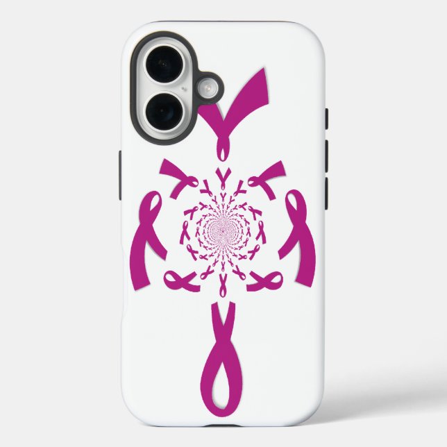 Breast Cancer Awareness Art Print Case-Mate iPhone Case (Back)