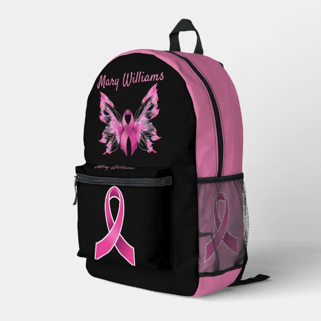Breast Cancer Awareness Backpack (Back Corner Right)