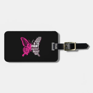 Breast cancer awareness best luggage tag