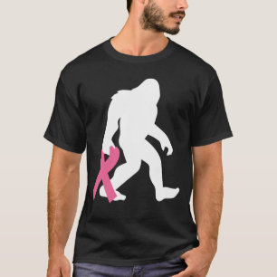 Breast Cancer Awareness Bigfoot October Survivor T-Shirt