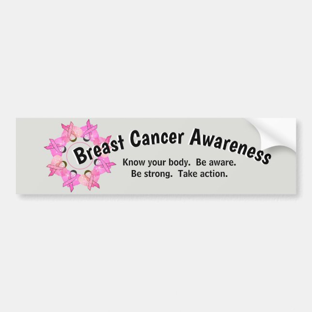 Breast Cancer Awareness Bumper Sticker (Front)