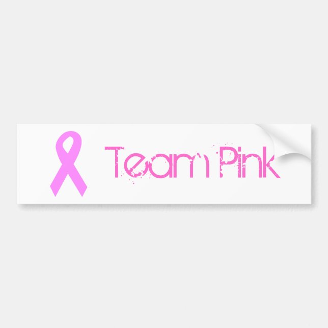 Breast Cancer Awareness Bumper Sticker (Front)