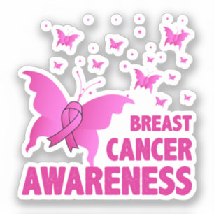 Breast Cancer Awareness Butterflies – Pink Ribbon