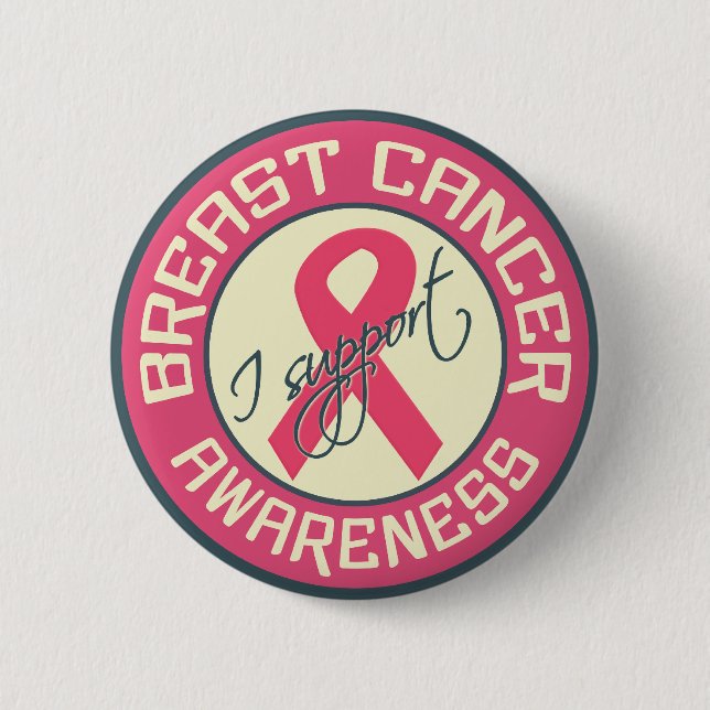 Breast Cancer Awareness button (Front)
